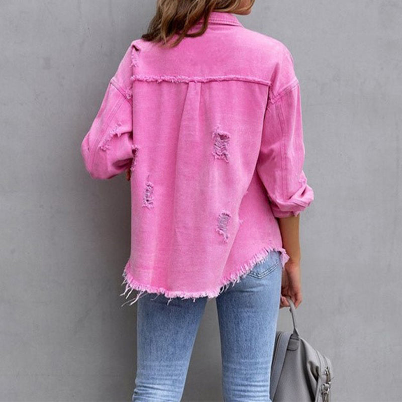 Revive Verscheurd denim jack