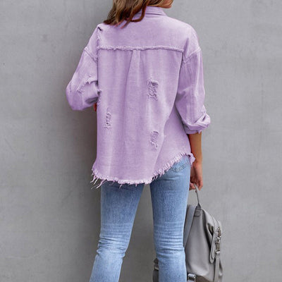 Revive Verscheurd denim jack