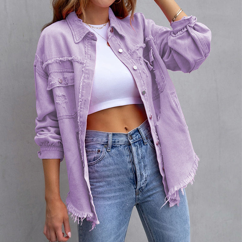 Revive Verscheurd denim jack
