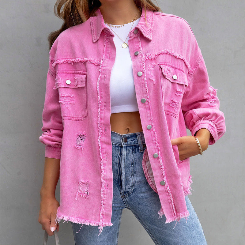 Revive Verscheurd denim jack