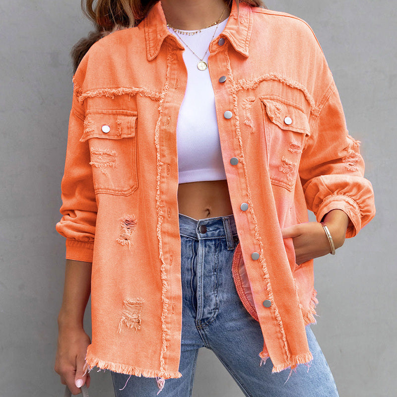 Revive Verscheurd denim jack