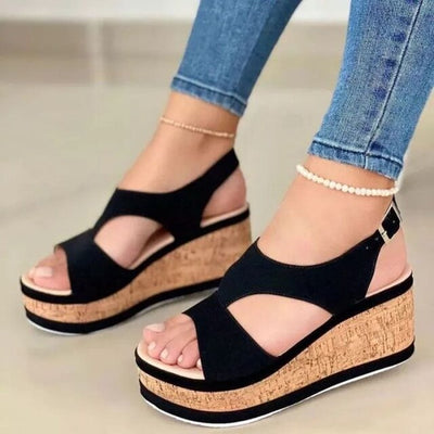 Liva Sandalen | Trendy Open teen sandalen met hoge hak voor dames