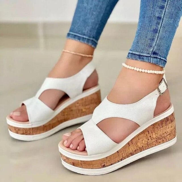 Liva Sandalen | Trendy Open teen sandalen met hoge hak voor dames