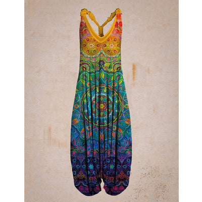 Lyla - jumpsuit met retro print