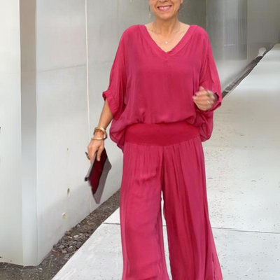 Nita | Elegante top en broek