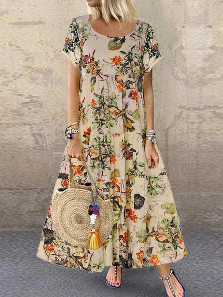 Lyra - Bohemian Bloemen Maxi Jurk