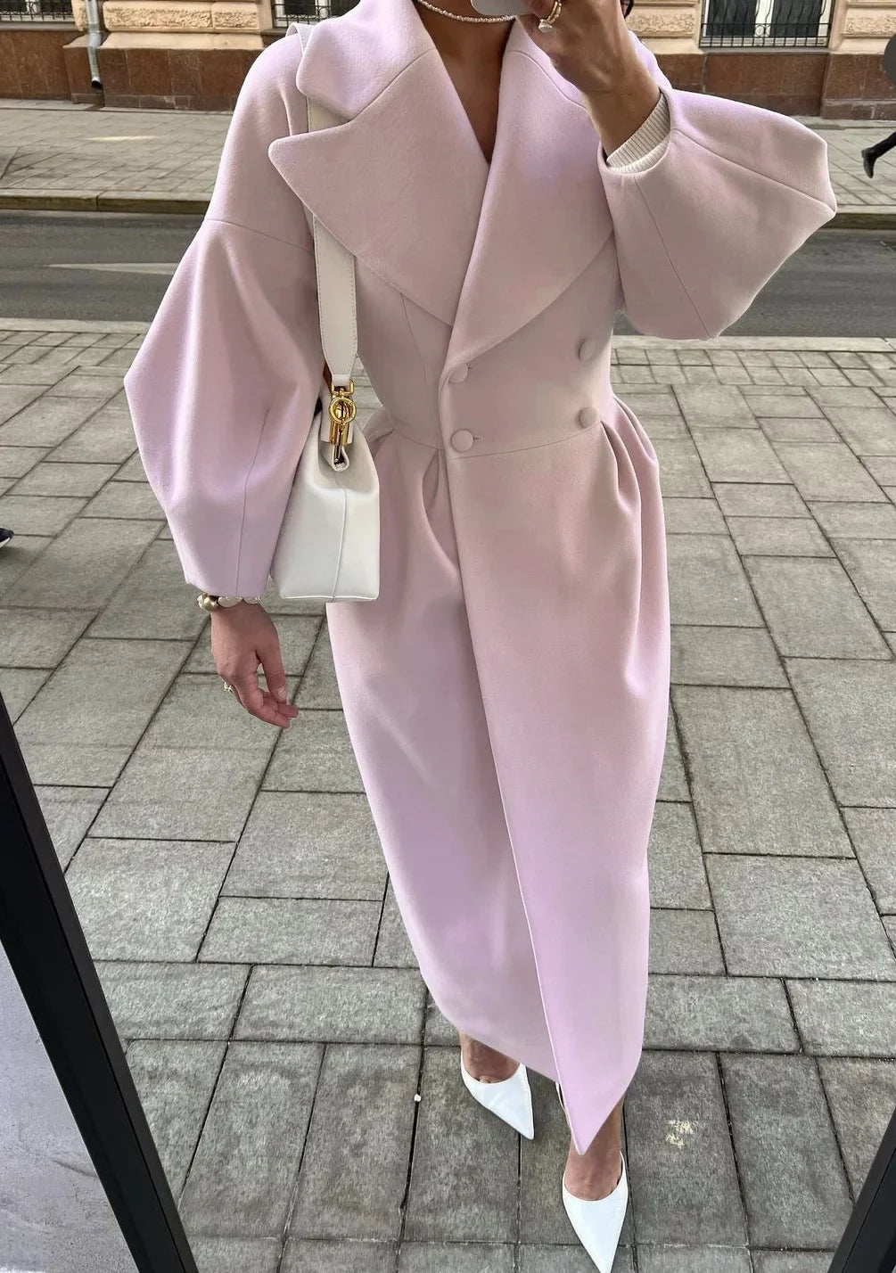 Ruthie - elegante dubbelzijdige winterjas