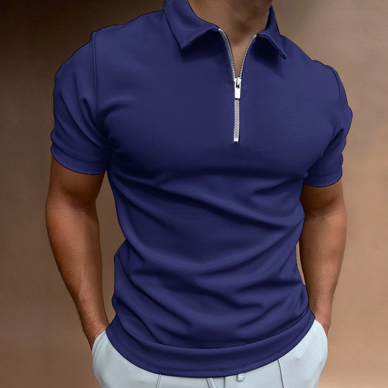 Elliot - Zip Up Polo