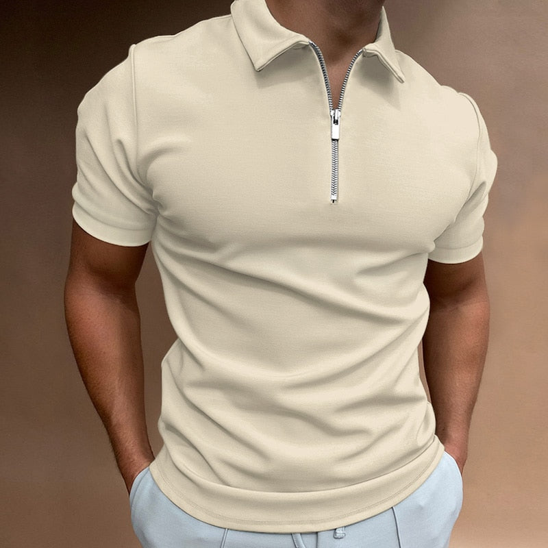 Elliot - Zip Up Polo