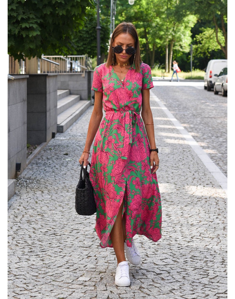 Sylvia | Elegante zomerjurk met V-hals