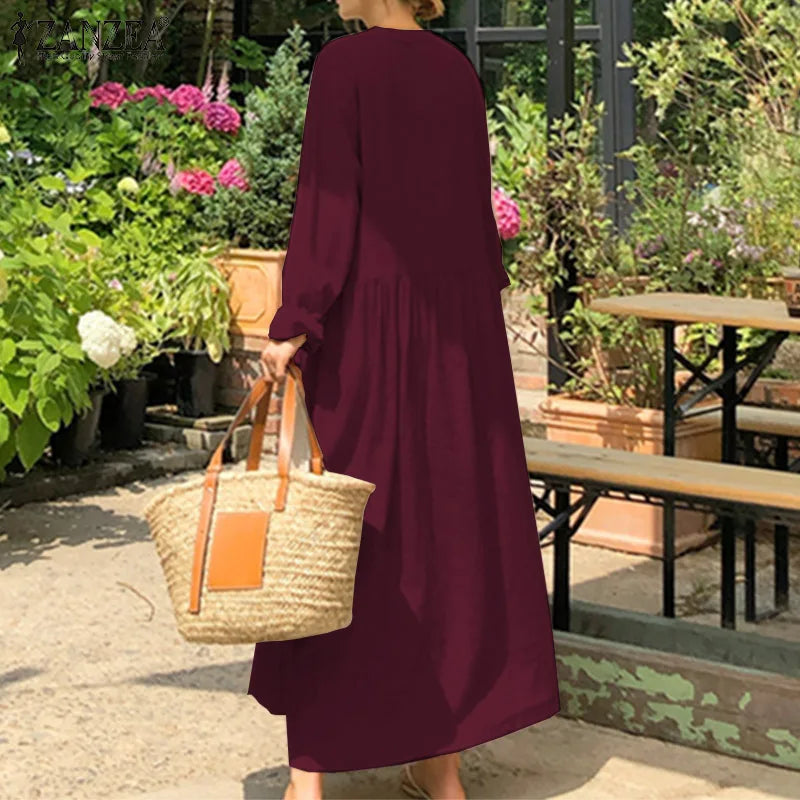 Amelia - Elegante Overhemdjurk met Luchtige Pasvorm