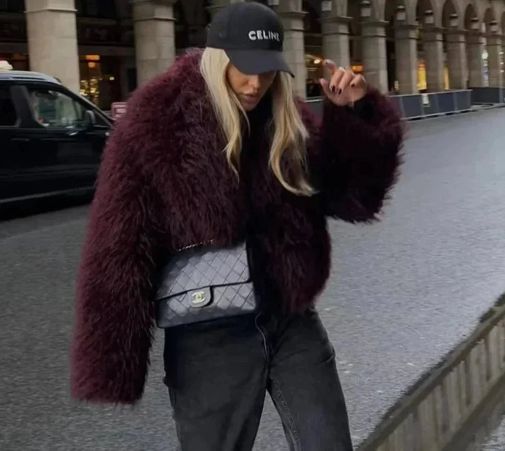 Madalyn - Chic Fluffy Jacket