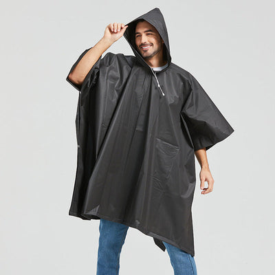 Lichtgewicht Regenponcho met Capuchon