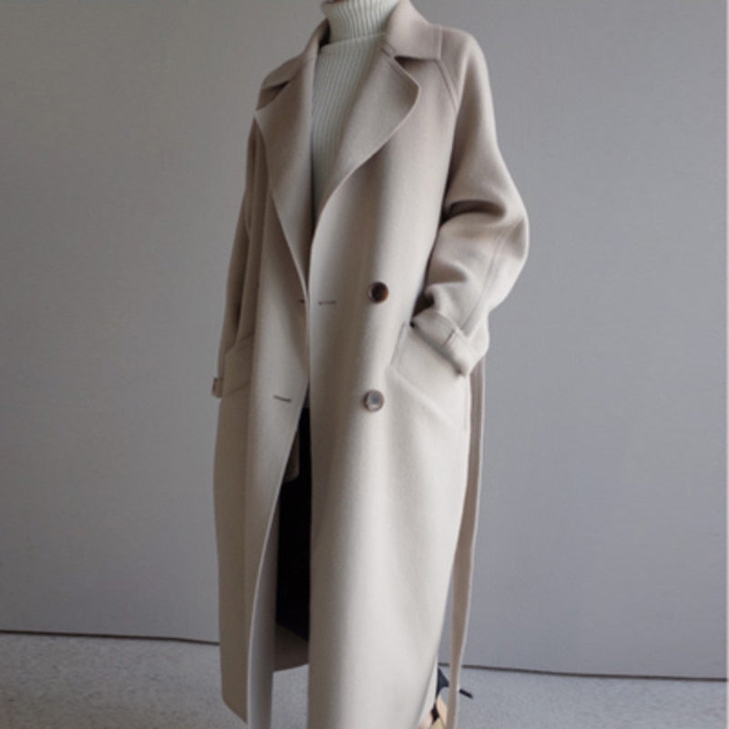 Juliette - elegant tweed trenchcoat