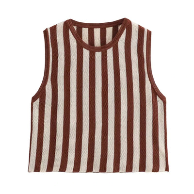 Bayle - Mouwloze top en wijde broek Set