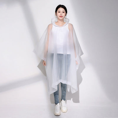 Lichtgewicht Regenponcho met Capuchon