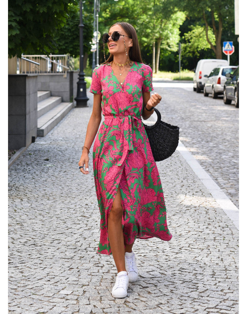 Sylvia | Elegante zomerjurk met V-hals