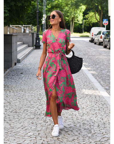 Sylvia | Elegante zomerjurk met V-hals