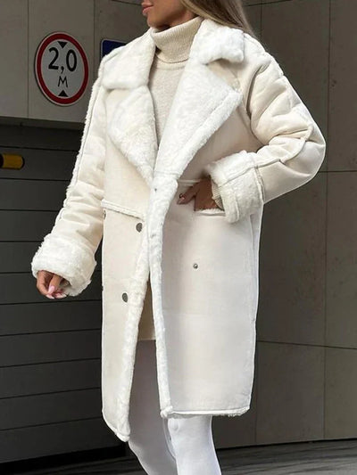 Stijlvolle lange winterjas voor dames