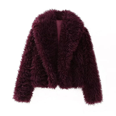 Madalyn - Chic Fluffy Jacket