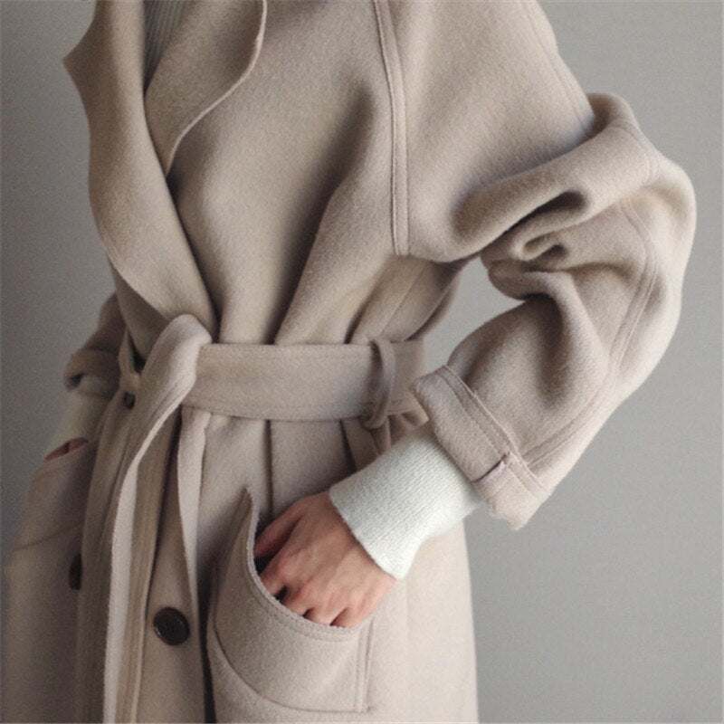 Amelia - Elegante wollen coat