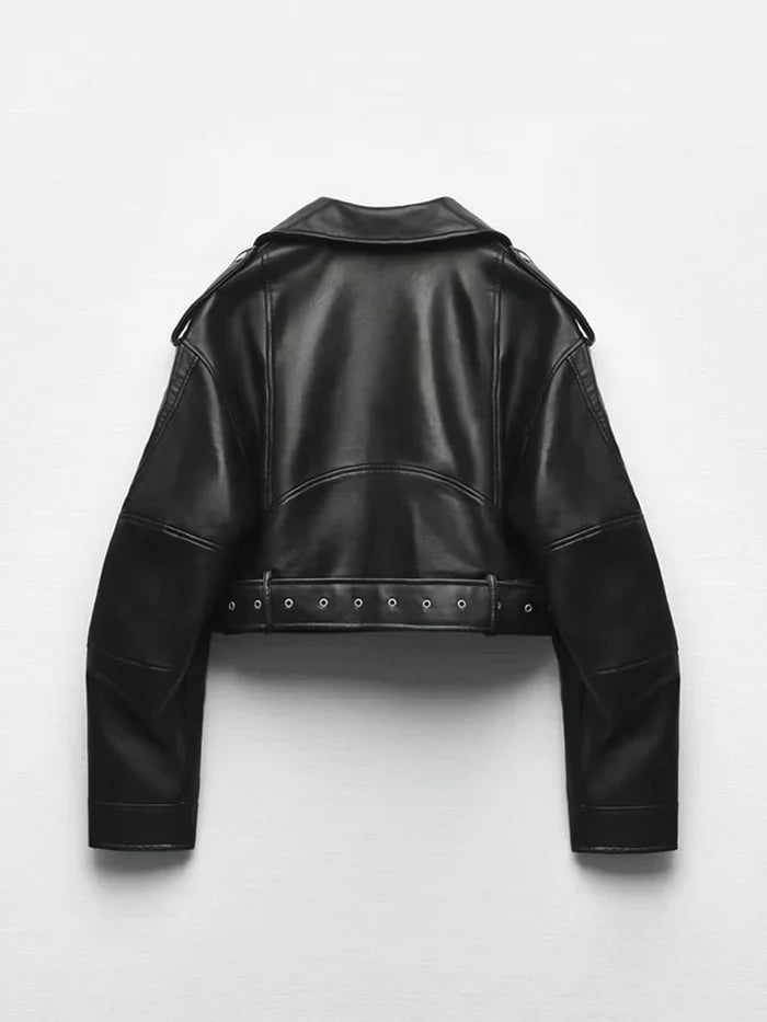 Natasha - stijlvolle vintage cropped jas