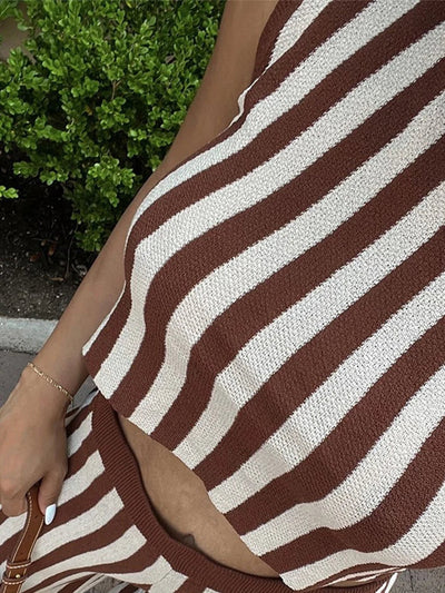 Bayle - Mouwloze top en wijde broek Set
