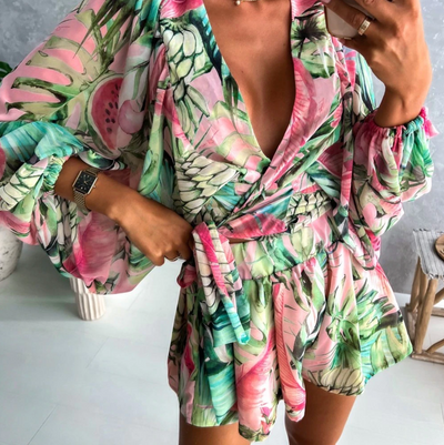 Jusa - Zomerse Bloemenjurk voor een Verleidelijke Boheemse Look