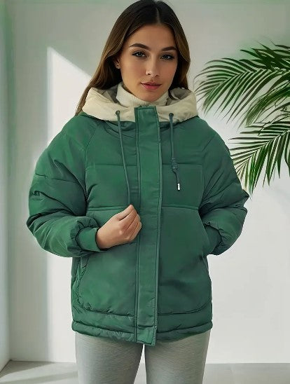 Klassieke gewatteerde winterjas voor dames