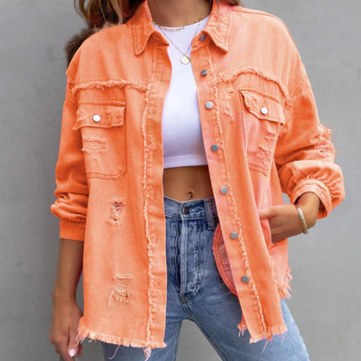 Eleanor - Stijlvolle Denim Jas voor vrouwen