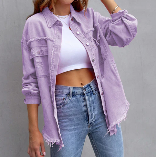 Eleanor - Stijlvolle Denim Jas voor vrouwen