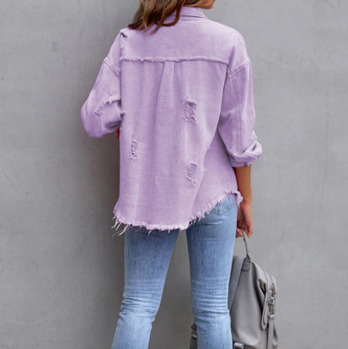 Eleanor - Stijlvolle Denim Jas voor vrouwen