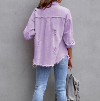 Eleanor - Stijlvolle Denim Jas voor vrouwen
