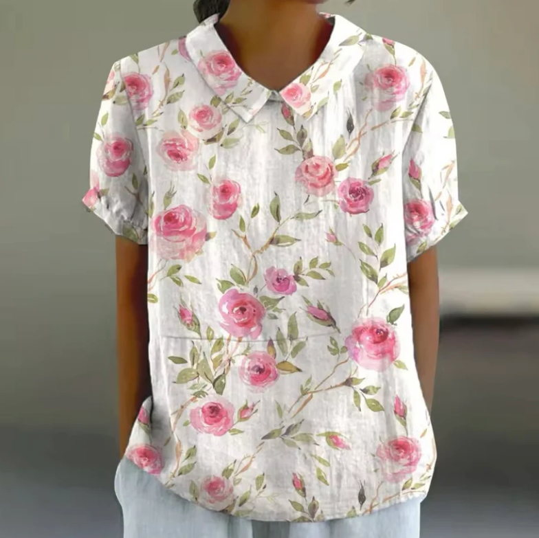 Yara - Elegante Blouse met Bloemenprint voor Vrouwen