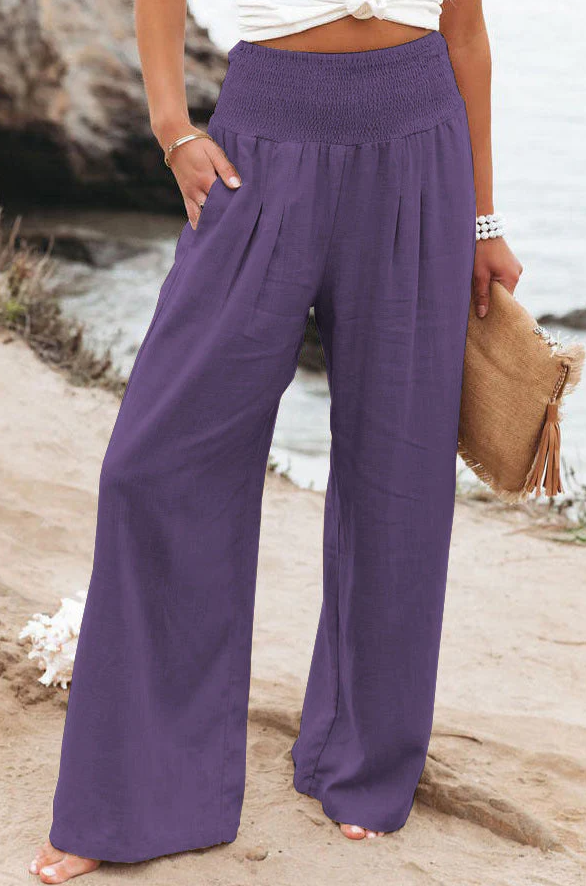Olivia - Casual Wijde Broek voor dames