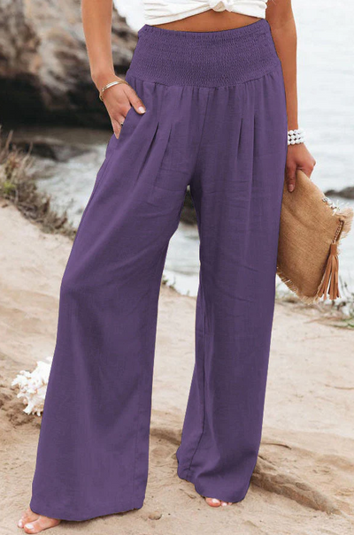 Olivia - Casual Wijde Broek voor dames