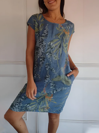 Mia - Retro Bloemenpracht voor de Zomer