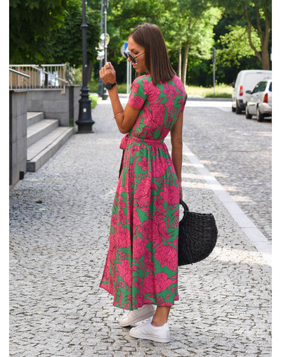 Sylvia | Elegante zomerjurk met V-hals