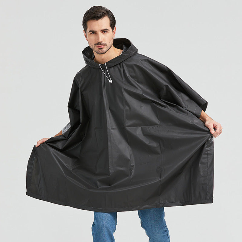 Lichtgewicht Regenponcho met Capuchon
