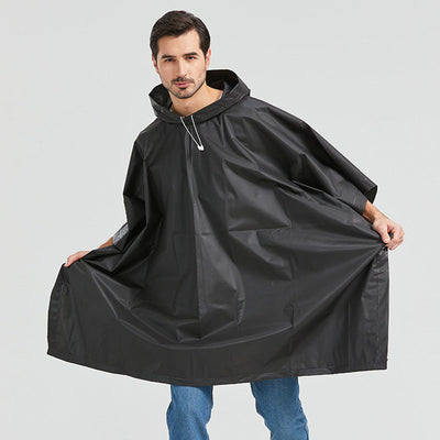 Lichtgewicht Regenponcho met Capuchon