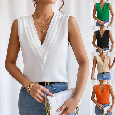Dorana - Elegante Mouwloze Blouse