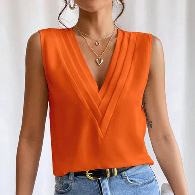 Dorana - Elegante Mouwloze Blouse