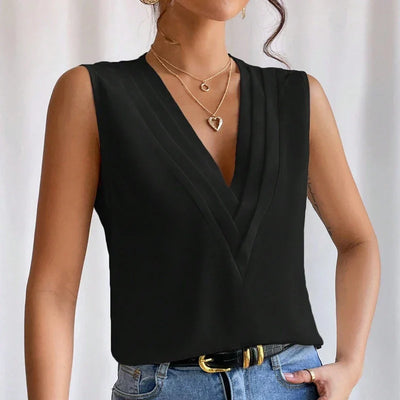 Dorana - Elegante Mouwloze Blouse