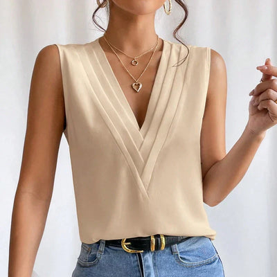 Dorana - Elegante Mouwloze Blouse