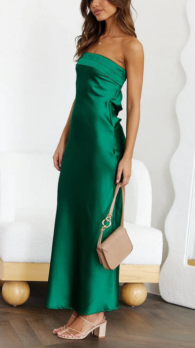 Romy - Elegante Satin Jurk