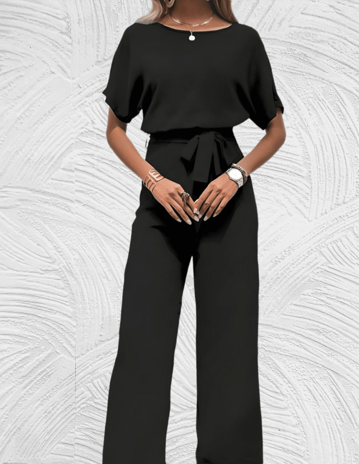 Trace | Mooi aansluitende jumpsuit met wijde mouwen