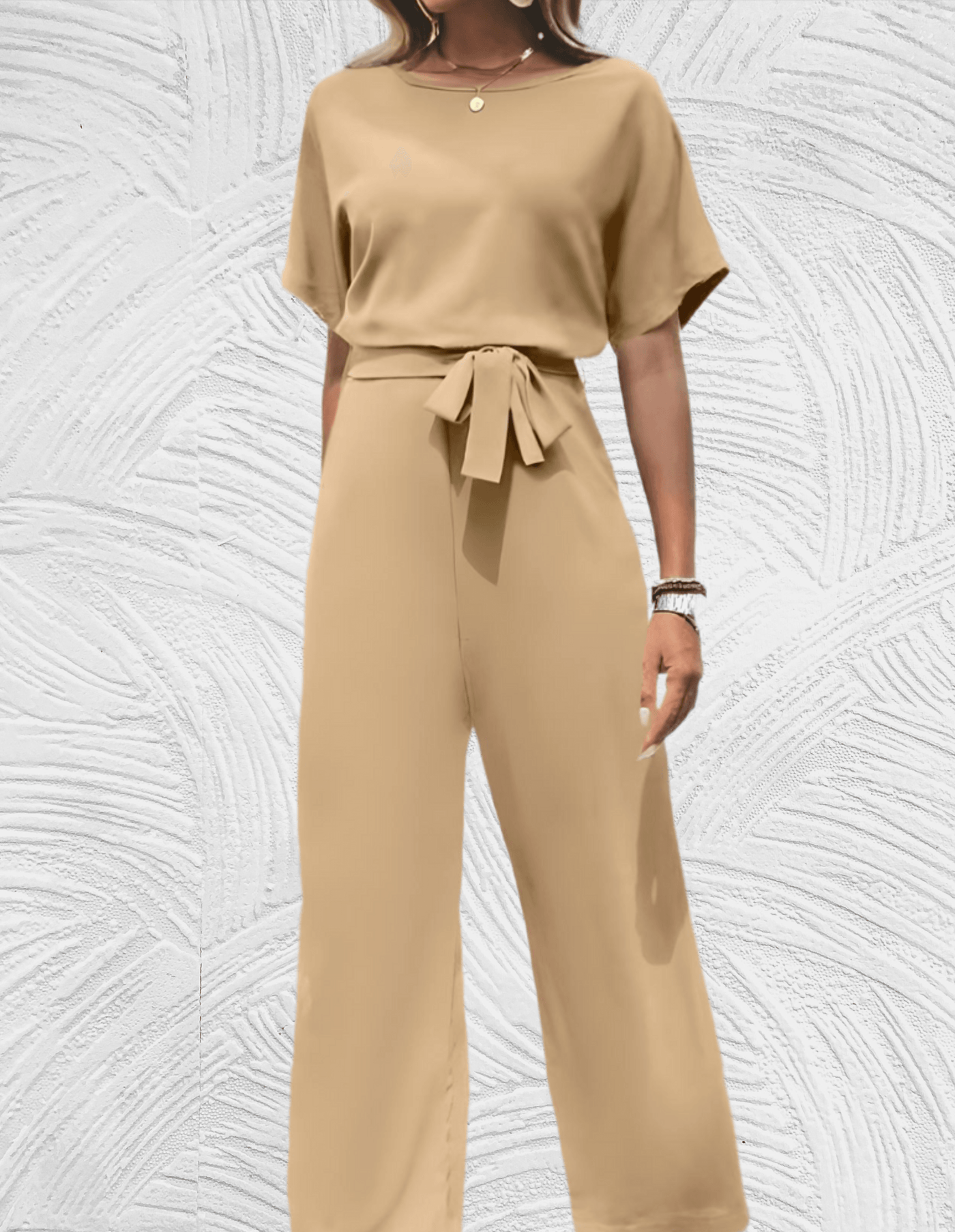 Trace | Mooi aansluitende jumpsuit met wijde mouwen