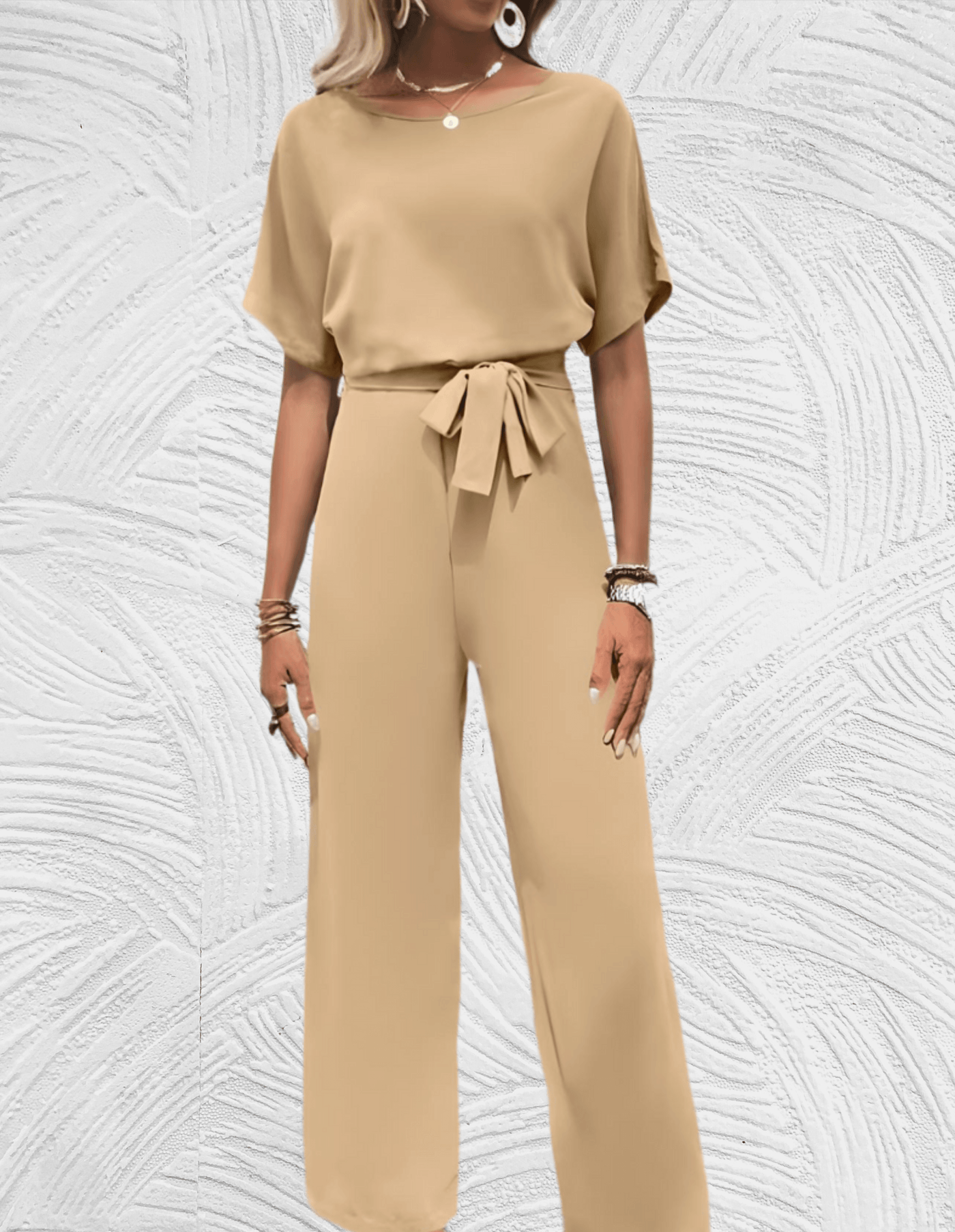 Trace | Mooi aansluitende jumpsuit met wijde mouwen