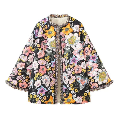 Aaliyah - Vintage Warme Bloemenjas