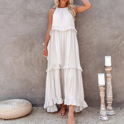 Jazlyn - Zomerse losse maxi jurk